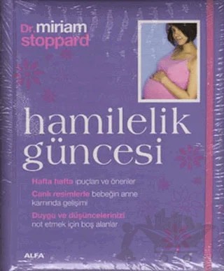 Hamilelik Güncesi – Miriam Stoppard – Alfa Yayınları kitap kapağı