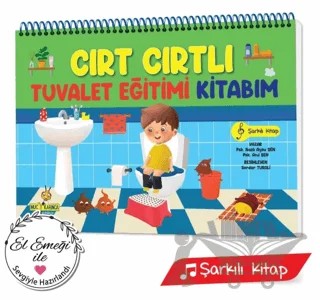 Cırt Cırtlı Kitap - Tuvalet Eğitimi – Nazlı Aysu Şen, Anıl Şen – Yükselen Zeka Yayınları kitap kapağı