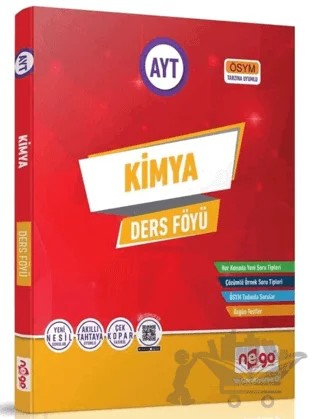 AYT Kimya Ders Föyü – Kolektif – Nego Yayınları kitap kapağı