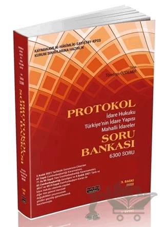 Protokol İdare Hukuku Soru Bankası – Törehan Özdemir – Savaş Yayınevi kitap kapağı
