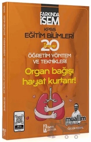 KPSS Eğitim Bilimleri Öğretim Yöntem ve Teknikleri Muallim 20 Deneme Çözümlü – Kolektif – İSEM Yayıncılık kitap kapağı