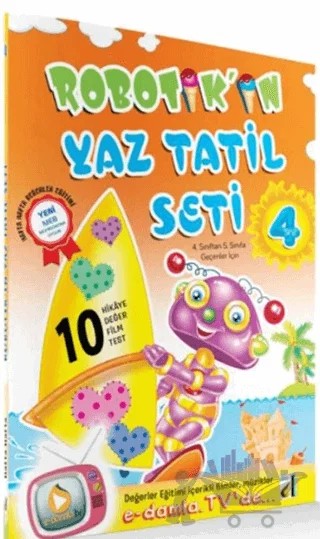 4. Sınıf Robotik'in Yaz Tatil Seti – Kolektif – Damla Yayınevi kitap kapağı