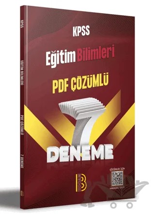 KPSS Eğitim Bilimleri PDF Çözümlü 7 Deneme – Kolektif – Benim Hocam Yayınları kitap kapağı