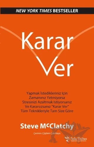 Karar Ver – Steve McClatchy – Sola Unitas kitap kapağı