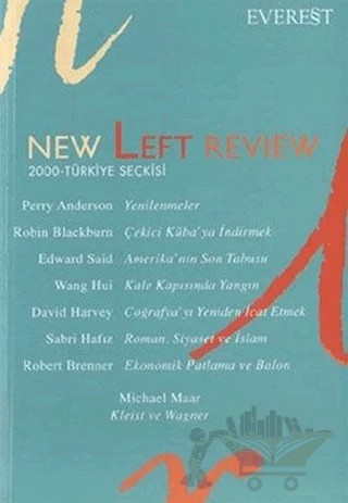 New Left Review 2000 - Türkiye Seçkisi – Perry Anderson – Everest Yayınları kitap kapağı