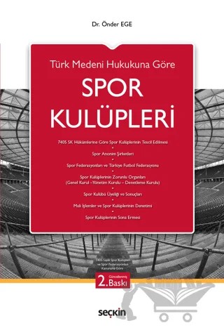 Spor Kulüpleri – Önder Ege – Seçkin Yayıncılık kitap kapağı