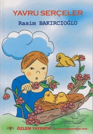 Yavru Serçeler – Rasim Bakırcıoğlu – Özlem Yayınevi kitap kapağı