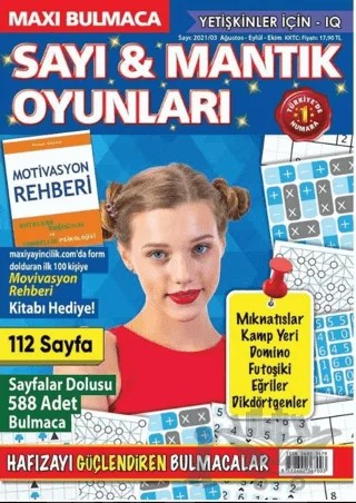 Maxi Sayı ve Mantık Oyunları 3 – Kolektif – Maxi Yayıncılık kitap kapağı