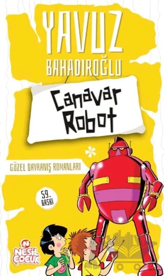 Canavar Robot – Yavuz Bahadıroğlu – Nesil Çocuk Yayınları kitap kapağı