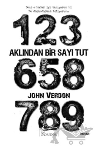 Aklından Bir Sayı Tut – John Verdon – Koridor Yayıncılık kitap kapağı
