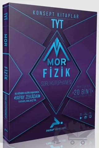 Paraf TYT Mor Fizik Soru Kütüphanesi – Kolektif – Paraf Yayınları kitap kapağı