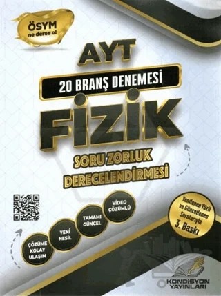 AYT Fizik 20 Kondisyon Denemesi – Kolektif – Kondisyon Yayınları kitap kapağı