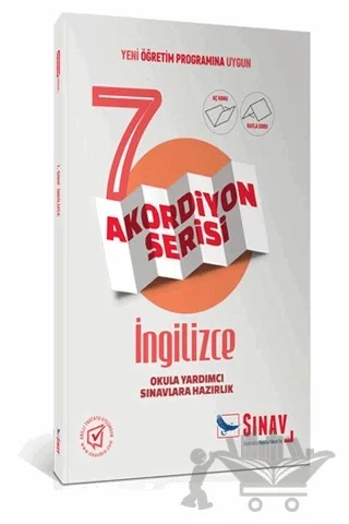 7. Sınıf İngilizce Akordiyon Serisi – Kolektif – Sınav Yayınları kitap kapağı