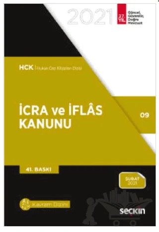 İcra ve İflas Kanunu Şubat 2021 – Kolektif – Seçkin Yayıncılık kitap kapağı