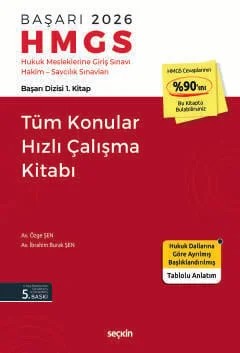 BAŞARI – HMGS Tüm Konular Hızlı Çalışma Kitabı Başarı Dizisi 1. Kitap – Özge Şen, İbrahim Burak Şen – Seçkin Yayıncılık kitap kapağı