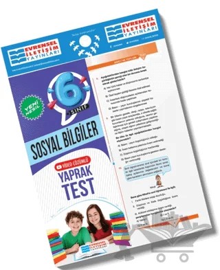 6. Sınıf Sosyal Bilgiler Video Çözümlü Yaprak Test – Kolektif – Evrensel İletişim Yayınları kitap kapağı