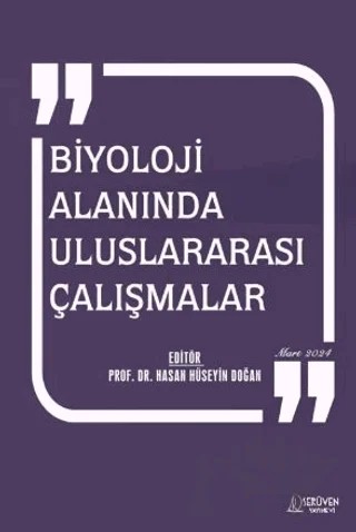 Biyoloji Alanında Uluslararası Çalışmalar – Hasan Hüseyin Doğan – Serüven Yayınevi kitap kapağı