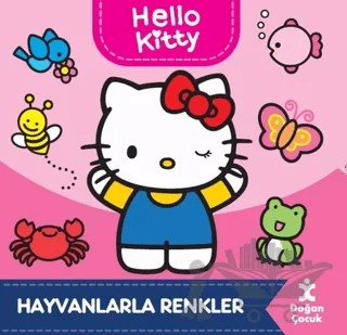 Hello Kitty-Hayvanlarla Renkler – Kolektif – Doğan Çocuk kitap kapağı