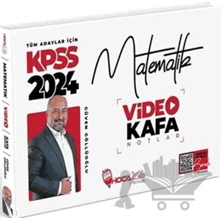 2024 KPSS Matematik Video Kafa Notlar – Güven Güllüoğlu – Hoca Kafası Yayınları kitap kapağı