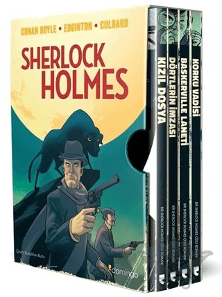 Sherlock Holmes Kutulu Set (4 Kitap) – Ian Edginton, I. N. J. Culbard, Sir Arthur Conan Doyle – Domingo Yayınevi kitap kapağı