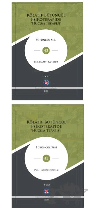 Rölatif Bütüncül Psikoterapide Hücum Terapisi (2 Cilt) – Harun Gündüz – Psikoterapi Enstitüsü kitap kapağı