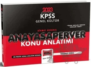 2023 KPSS Anayasa Anayasaperver Konu Anlatımı Yargı Yayınları – Hikmet Aksakal – Yargı Yayınevi kitap kapağı
