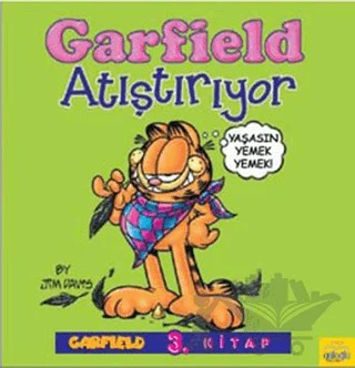 Garfield Atıştırıyor – Jim Davis – Güloğlu Yayıncılık kitap kapağı
