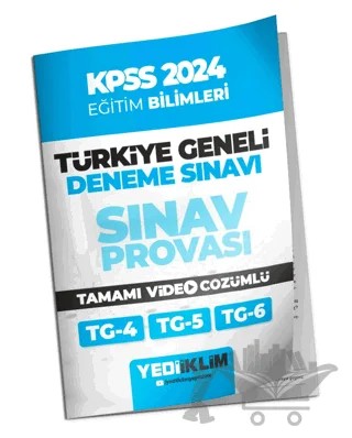 2024 KPSS Türkiye Geneli Eğitim Bilimleri ( 4-5-6 ) Deneme Sınavları Tamamı Video Çözümlü – Kolektif – Yediiklim Yayınları kitap kapağı