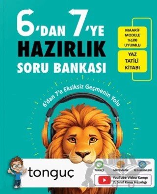 6 'dan 7'ye Hazırlık Kitabı – Kolektif – Tonguç Akademi kitap kapağı