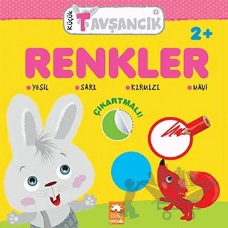 Renkler - Küçük Tavşancık – Rasa Dmuchovskiene – Eksik Parça Yayınları kitap kapağı