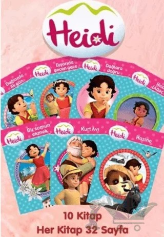 Heidi (10 Kitap Takım) – Kolektif – Çocuk Gezegeni kitap kapağı