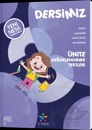 3. Sınıf Ünite Değerlendirme Testleri – Kolektif – 5 Yıldız Yayınları kitap kapağı