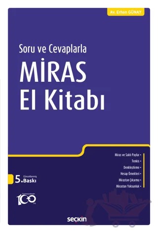 Miras El Kitabı – Erhan Günay – Seçkin Yayıncılık kitap kapağı