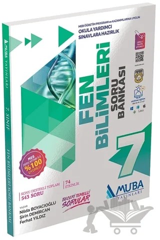 7. Sınıf Fen Bilimleri Soru Bankası – Kolektif – Muba Yayınları kitap kapağı