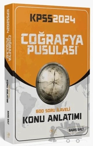 KPSS Coğrafya Pusulası Konu Anlatımlı – Barış Salt – CBA Akademi kitap kapağı