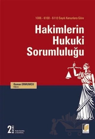 Hakimlerin Hukuki Sorumluluğu – Osman Ermumcu – Adalet Yayınevi kitap kapağı