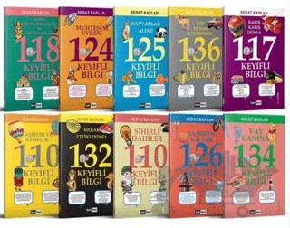 Keyifli Bilgiler Seti 10 Kitap Takım – Sedat Kaplan – Siyah Beyaz Yayınları kitap kapağı