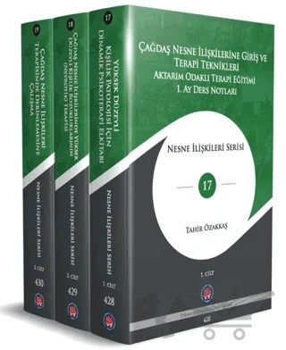 Aktarım Odaklı Terapi Eğitimi Ders Notları (3 Kitap) – Tahir Özakkaş – Psikoterapi Enstitüsü kitap kapağı