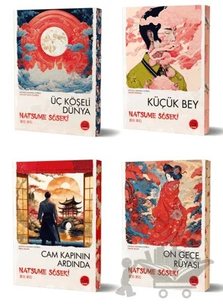 Natsume Soseki Seti (4 Kitap Takım) – Natsume Soseki – Tokyo Manga kitap kapağı