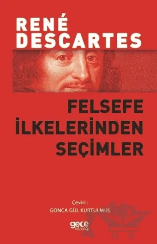 Felsefe İlkelerinden Seçimler – Rene Descartes – Gece Kitaplığı kitap kapağı