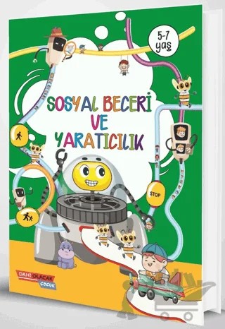Sosyal Beceri ve Yaratıcılık 5-7 Yaş – Kolektif – Dahi Olacak Çocuk Yayınları kitap kapağı