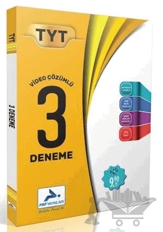 TYT Video Çözümlü 3 Deneme – Kolektif – Paraf Yayınları kitap kapağı