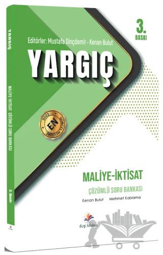 2022 İdari Hakimlik Yargıç Maliye İktisat Soru Bankası – Kenan Bulut, Mehmet Kablama – Dizgi Kitap kitap kapağı