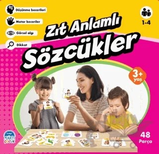 Zıt Anlamlı Sözcükler - Eğitici Yapboz – Kolektif – Martı Çocuk Yayınları kitap kapağı