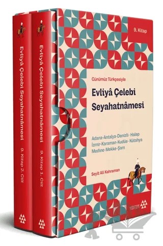 Günümüz Türkçesiyle - Evliya Çelebi Seyahatnamesi 9. Kitap 2 Cilt ( Kutulu) – Evliyâ Çelebi – Yeditepe Yayınevi kitap kapağı