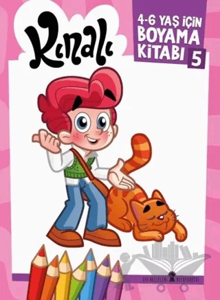 Kınalı 4 - 6 Yaş İçin Boyama Kitabı - 5 – Alp Türkbiner – Sır Katipleri kitap kapağı