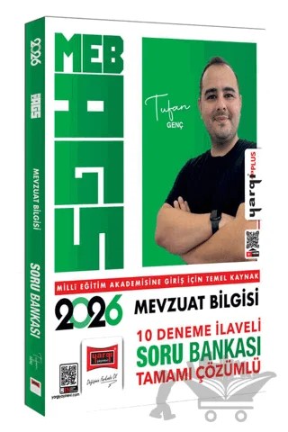 2026 MEB-AGS Mevzuat Bilgisi 10 Deneme İlaveli Tamamı Çözümlü Soru Bankası – Tufan Genç – Yargı Yayınevi kitap kapağı