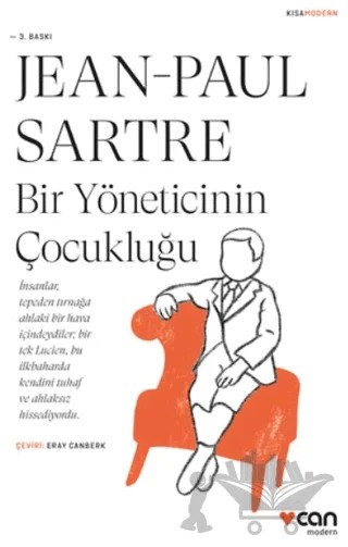 Bir Yöneticinin Çocukluğu – Jean Paul Sartre – Can Yayınları kitap kapağı