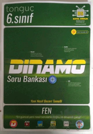 6. Sınıf Dinamo Fen Bilimleri Soru Bankası – Kolektif – Tonguç Akademi kitap kapağı