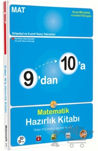 9'dan 10'a Matematik Hazırlık Kitabı – Kolektif – Tonguç Akademi kitap kapağı